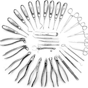 Dental Extraction Kit 32 Piece Stainless Steel Dental Surgical Instrument Set <b>Tooth</b> Extraction <b>Tools</b> Manual and Power Use - Product Image 2