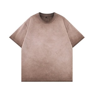 T-shirt unisexe en coton, coupe oversize et carrée, épaules tombantes, manches courtes, décontracté, style streetwear - Product Image 4