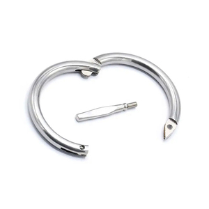 Anneau de manutention robuste en acier inoxydable pour bétail, équipement vétérinaire de contention pour animaux d'élevage, fournitures agricoles - Product Image 1