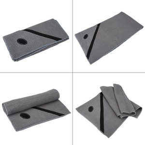 Serviettes de golf personnalisées avec logo imprimé par sublimation numérique, qualité supérieure, prix de gros, faible MOQ. - Product Image 4