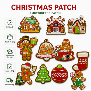 Wholesale Custom Woven and Embroidered <b>Patches</b> for Clothing Jackets Caps Hats Bags Personalized Logo Iron <b>On</b> Hook Loop <b>Sew</b> - Product Image 1