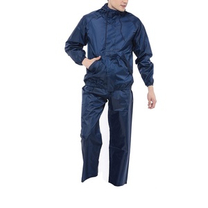Survêtement unisexe d'hiver 2026 imprimé bleu marine imperméable à manches longues avec fermeture éclair et capuche, coupe régulière, style sportif - Product Image 1