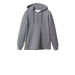 Sweat à capuche zippé personnalisé pour homme, sweat à capuche zippé mi-long en coton mélangé, molleton lourd, sweat à capuche zippé pour homme de haute qualité - Product Image 4