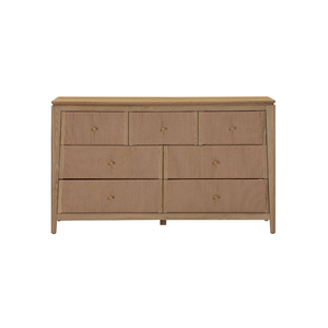 ELYSIUM Collection Solid Wood Contemporary Design Eco-Friendly Durable Best Quality Bedroom Furniture Dresser 7 <b>Drawers</b> - Product Image 1