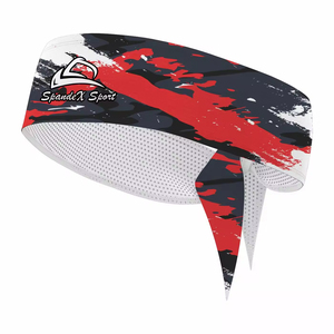 Bandeau d'hiver uni en coton éponge pour homme, absorbant la transpiration, avec logo personnalisé, pour le sport - Product Image 6