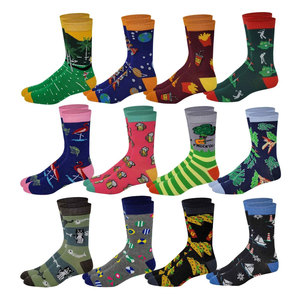 Men Assorted Fancy Colorful Fashion Design Dress <b>Socks</b> Stylish Comfortable Trendy Patterned Formal Casual Wear for Everyday - Product Image 3
