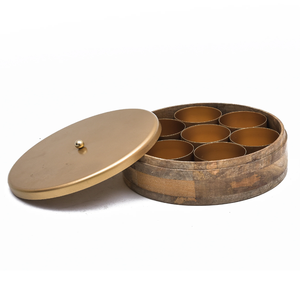 Wood <b>Spice</b> Box High Quality Wholesale Wooden Seasoning Pot Kitchen <b>Spice</b> <b>Jar</b> Storage Container Best Price - Product Image 3