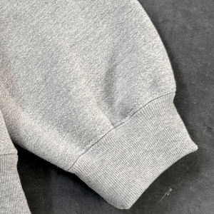 Sudadera Unisex de Cuello Redondo, Tejido Grueso, Color Gris Jaspeado, Felpa Francesa, Personalizable con Estampado o Bordado - Product Image 3