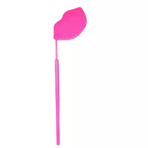 Professional Pink Lips Shaped Eyelash Extension <b>Mirror</b> Stainless Steel Lash Inspection <b>Mirror</b> for Lash Tech Salon Custom logo - Product Image 3