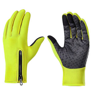 Guantes de Invierno para Ciclismo, Puños Largos, Compatibles con Pantalla Táctil, Palma Antideslizante, Material de Poliéster, Manténgase Seco y Seguro, Uso en Invierno Extremo - Product Image 6