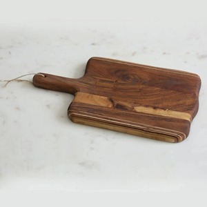 Tabla de Cortar de Bambú Rectangular de 1.5 cm de Grosor, Antideslizante, para Cocina, en Paquete Individual - Product Image 2