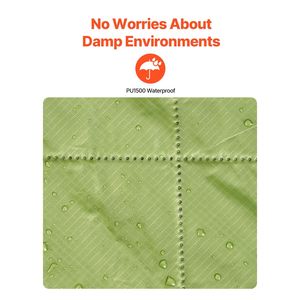 Grande Coperta da Campeggio Impermeabile e Antiscivolo 330GSM in Pile di Poliestere Ignifugo, Ideale per Attività all'Aperto - Product Image 3