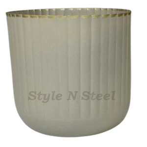 Decor Planter Iron Powder Coated Durable Multi-Purpose Indoor Planter with Drainage - Product Image 2