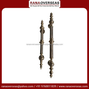 Poignée de porte en laiton fini antique de luxe supérieure disponible en plusieurs styles et tailles à prix abordable à de bons tarifs - Product Image 5