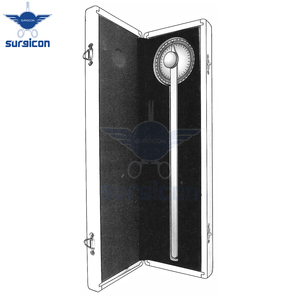 Goniómetro, Instrumento de Medición y Examen, Herramienta de Medición de Ángulos Articulares Ortopédicos de Acero Inoxidable de Precisión para Uso Clínico - Product Image 3