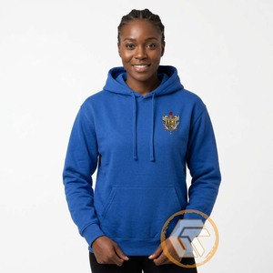 GREEK TREASURES Sweat à capuche décontracté personnalisé pour femme Sigma Gamma Rho, en molleton de coton brodé uni, pour l'hiver - Product Image 2