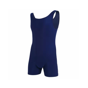 Combinaison de lutte personnalisable sur le devant, OEM, extensible, en Spandex/Polyester, compression douce, confort, séchage rapide, performance, flexible - Product Image 2