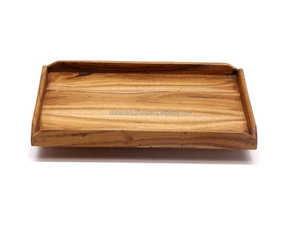 Plateau de service en bois artisanal moderne avec poignées en Sesham Pièce décorative élégante pour hôtels, restaurants et intérieurs de maison - Product Image 4