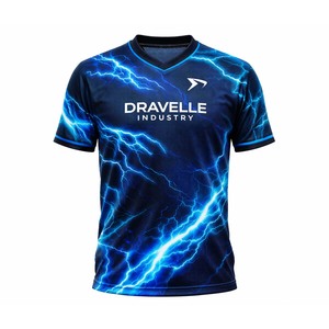 Camiseta de Esports Personalizada al por Mayor, Sublimada, de Poliéster y Malla, Transpirable, de Secado Rápido, para la Industria del Videojuego - Product Image 2