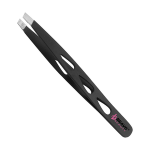 Pinzas Profesionales para Cejas de Acero Inoxidable con Punta Inclinada y Diseño de Agarre Equilibrado para un Afeitado de Precisión - Product Image 5