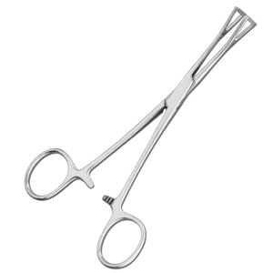 คีมหนีบสเตนเลสแบบตรงเครื่องผ่าตัดแบบแมนนวล - Product Image 1