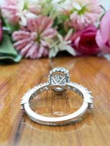 Bague de fiançailles élégante pour femme, solitaire, diamant de 1 carat, couleur D, taille brillant, certifié IGI, or massif 14 carats, cultivé en laboratoire, VVS, cadeau - Product Image 6