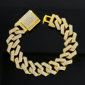 Custom 925 Silver Baguette Moissanite <b>Cuban</b> <b>Bracelet</b> VVS Iced Out Hip Hop <b>Link</b> Chain Bespoke Luxury Jewelry for <b>Men</b> - Product Image 4
