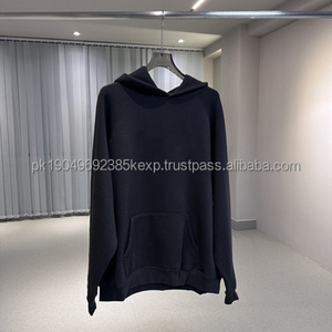 Sudaderas con capucha de gran tamaño para hombre de marca personalizada de alta calidad, diseño de silicona 3D elástico de avena oscura Flocado de invierno - Product Image 1