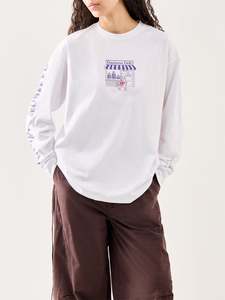 เสื้อยืดแขนยาวแฟชั่นสำหรับผู้หญิง พิมพ์ลายตามสั่ง คุณภาพพรีเมียม ระบายอากาศได้ดี เสื้อแขนยาวลำลองผ้าฝ้ายสำหรับผู้หญิง - Product Image 5