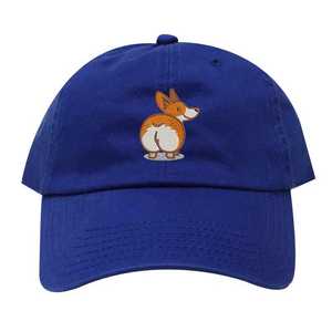 Casquettes de baseball non structurées pour sports de plein air, style 'Dad Hat', motif 'Corgi Butt' 210510-10, OEM Vietnam, pour le golf, modèle 'Dobbey Common' à 6 panneaux - Product Image 6