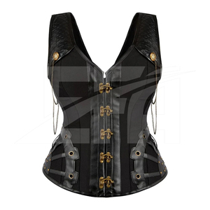 ชุดคอร์เซ็ทสีดำเซ็กซี่สำหรับผู้หญิง ชุดกระชับสัดส่วนแบบคอร์เซ็ทสำหรับผู้ใหญ่ คอร์เซ็ทกระชับเอวใต้หน้าอก คอร์เซ็ทกระชับสัดส่วนรัดรูป สำหรับผู้หญิง - Product Image 2