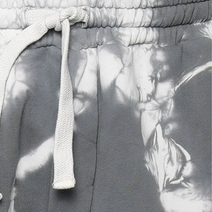 Pantalon de jogging unisexe en polyester imprimé par sublimation, motif abstrait coloré, élastique, style sportif d'été, design unique - Product Image 3