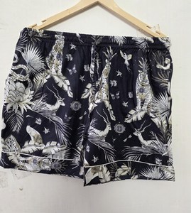 Conjunto de Pijama Elegante de Verano para Mujer, Estilo Selva Tropical, Máxima Comodidad, Dos Piezas, Manga Corta - Product Image 3