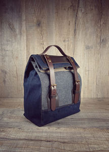 กระเป๋าใส่อาหารกลางวันแบบผ้าใบหนังทนทาน กันน้ำ ใช้ซ้ำได้ สำหรับปิกนิก รุ่น LCLB-0038 - Product Image 2