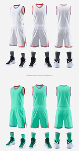Conjunto de Camiseta y Pantalones Cortos de Baloncesto Blancos Sublimados Personalizados para Hombre, Cuello en V sin Mangas, Uniforme Transpirable - Product Image 5
