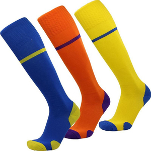 Manufacturer Custom <b>Men</b> Organic Cotton Woven Colorful Athletic Arch Support Soccer Crew <b>Socks</b> With Casual Wear Multiple Colors - Product Image 5