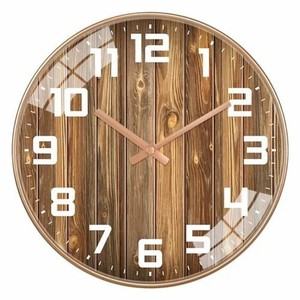 Acacia Wood Sunburst Wall <b>Clock</b> Wholesale | <b>Hand</b>-painted Rustic Timepiece - Product Image 4