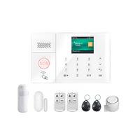Système d'alarme intelligent Sudex 108 avec contrôle par application Tuya, WiFi, GSM, 433 MHz, matériau ABS, 3 fils, sirène anti-intrusion domestique, capteur de sécurité