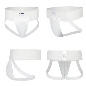 Protections de hanche pour arts martiaux en coton blanc, judo, jiu-jitsu, taekwondo, karaté, boxe, MMA, unisexe, prix de gros, personnalisable - Product Image 2
