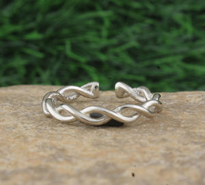 Solid 925 Sterling <b>Silver</b> Bezel Setting Band <b>Ring</b> Women <b>Men</b> High Polish Plain Wedding Band Minimalist Stackable Party <b>Ring</b> - Product Image 1