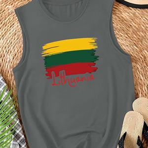 Lithuanian flag with Lithuania <b>Women's</b> casual <b>vest</b> - Product Image 3