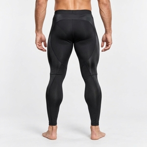 <b>Men</b> <b>Legging</b> Custom <b>Mens</b> <b>Leggings</b> <b>Compression</b> Sportswear Breathable Stretch Fabric Moisture Wicking Quick Dry Comfortable - Product Image 2