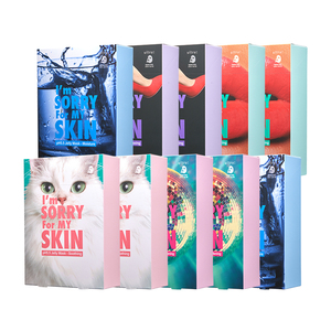 Mi dispiace per la mia pelle PH5.5 Maschere facciali coreane leggermente acide 100 fogli Set Jelly Pack - Product Image 1