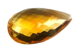 Pierre précieuse en vrac de citrine jaune en forme de poire naturelle pour la fabrication de bijoux Pierre naturelle de haute qualité à coupe à facettes à bas prix OEM - Product Image 3