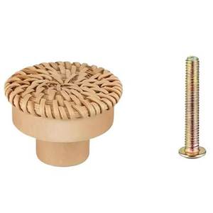 ลูกบิดหวายแบบสานลูกบิดหวายลูกบิดตู้หวายลูกบิดลิ้นชัก - Product Image 1