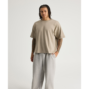 T-shirt Homme Oversize de Haute Qualité à Épaules Tombantes, Effet Vieilli Vintage, Streetwear Personnalisé, Vêtements d'Été – Fabricants de T-shirts - Product Image 4