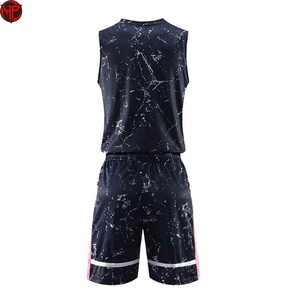Conjunto de Uniforme de Baloncesto Estampado al por Mayor 2026, Camiseta de Secado Rápido, Pantalones Cortos, Kit Deportivo sin Mangas, Ropa de Equipo Personalizada 100% - Product Image 6