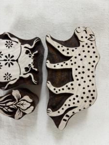 Hand Carved Wooden Printing Blocks for Textile Printing, Pottery, Clay Art, <b>Scrapbooking</b> & DIY Craft Stamping - Product Image 3