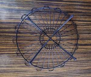 Hermosa Cesta de Frutas de Hierro para la Organización de la Cocina Moderna, Solución Ecológica y Elegante para Almacenar Alimentos como Manzanas y Naranjas - Product Image 1