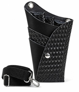 Étui à lunettes en cuir PU tissé, pochette souple pour lunettes, support portable pour monture optique, idéal pour les voyages - Product Image 2